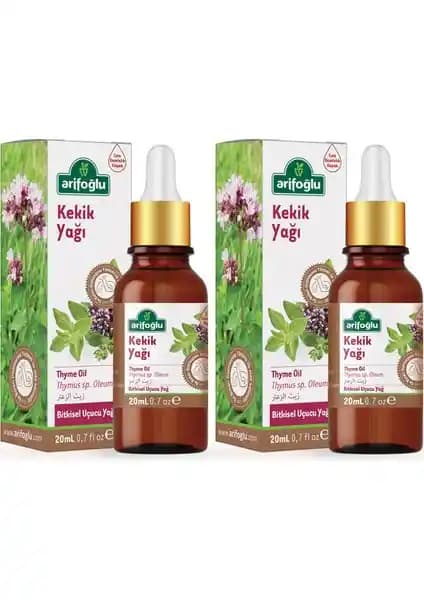 Arifoğlu Kekik Yağı 20+20 ml 2'li Set Doğal ve Çok Yönlü Şifa Kaynağı
