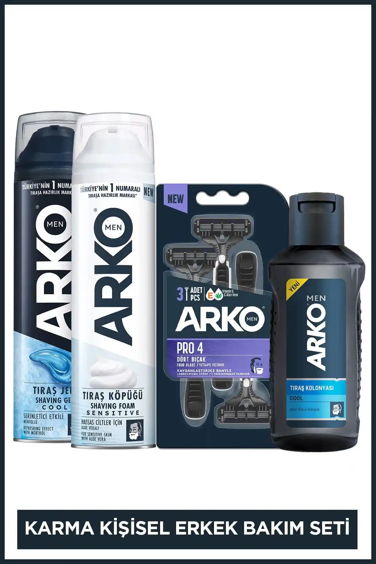 Arko Men Erkek Tıraş Paketi: Hassas Ciltler İçin Güvenilir ve Pratik Çözüm
