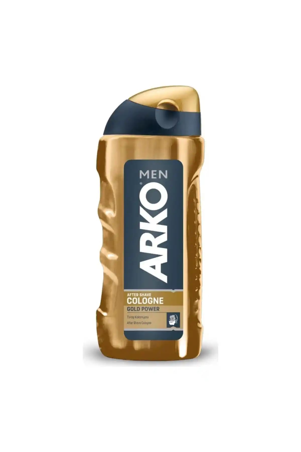 Arko Tıraş Kolonyası Gold Power 255 ml kalıcı ve ferahlatıcı erkek bakım ürünü