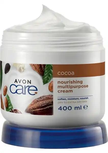 Avon Care Kakao Yağı ve E Vitaminli Çok Amaçlı Yüz El ve Vücut Kremi Günlük Nemlendirme İçin Uygun