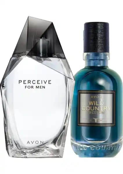Avon Erkek Parfüm Paketi: Wild Country Freedom ve Perceive ile Şıklık ve Ferahlık