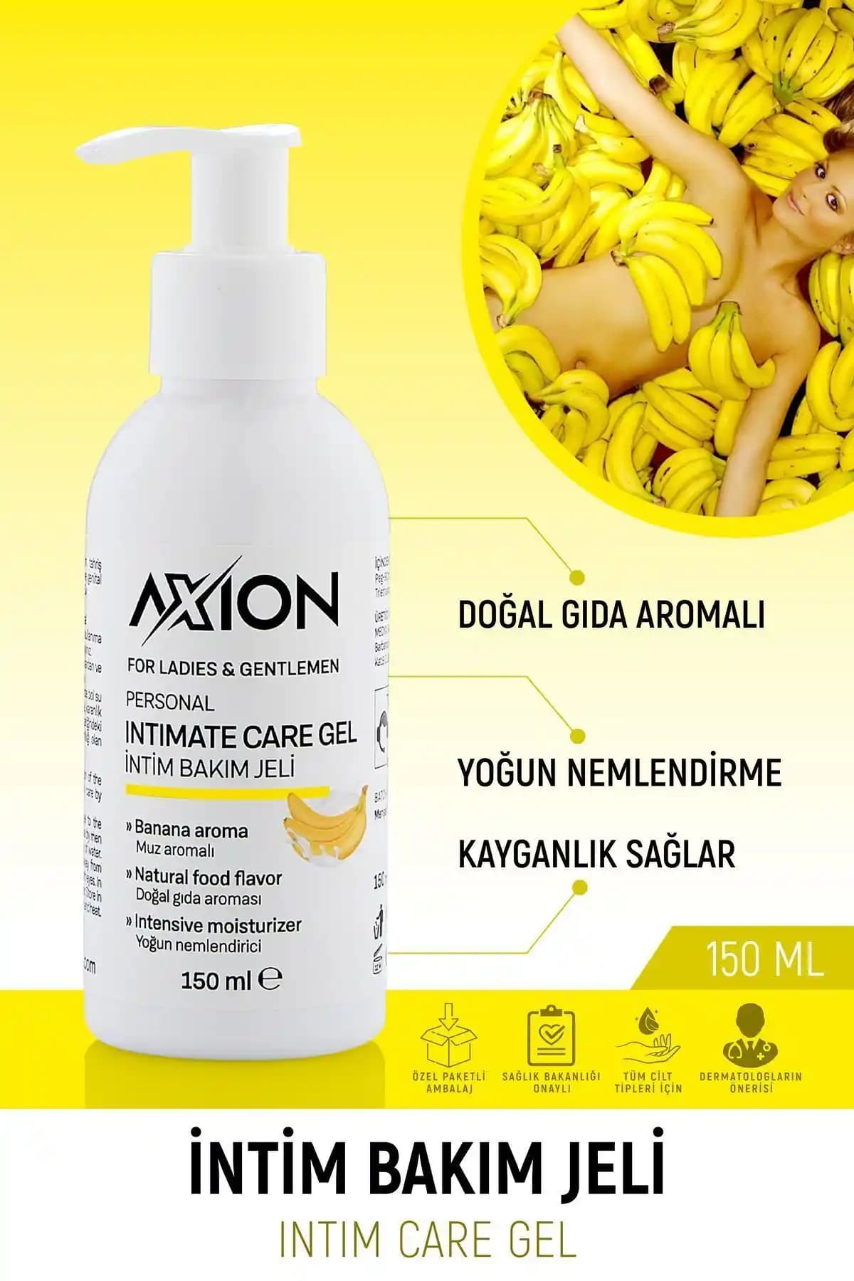 AXION Afro Dızyak Kayganlaştırıcı Doğal İçeriklerle Güvenli ve Konforlu Kullanım
