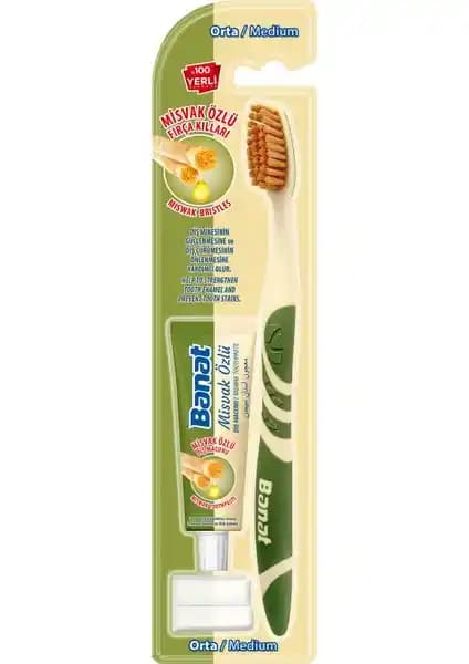 Banat Misvak Özlü Ağız Bakım Seti: Doğal ve Etkili Diş Temizliği Çözümü