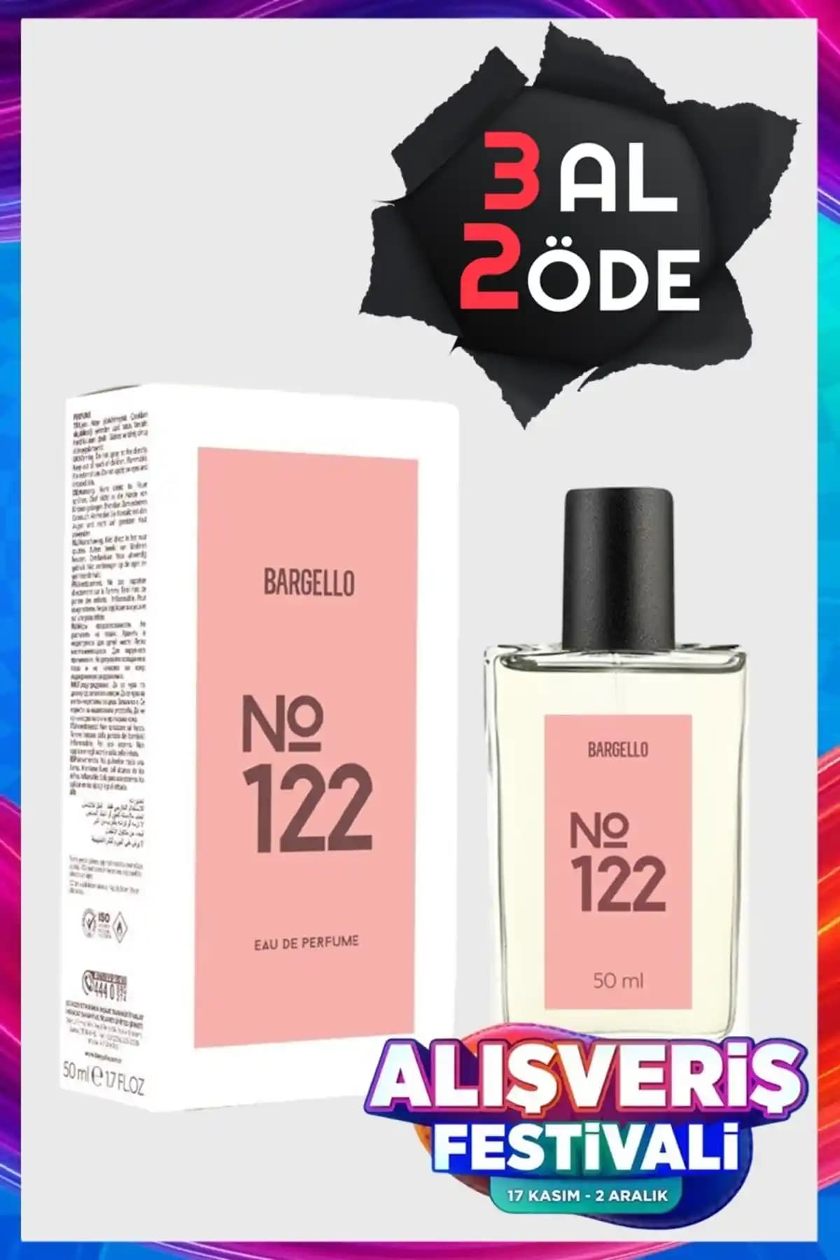 Bargello 122 Oriental Edp Kadın Parfümü 50 ml Şık ve Kalıcı Odunsu Koku Deneyimi
