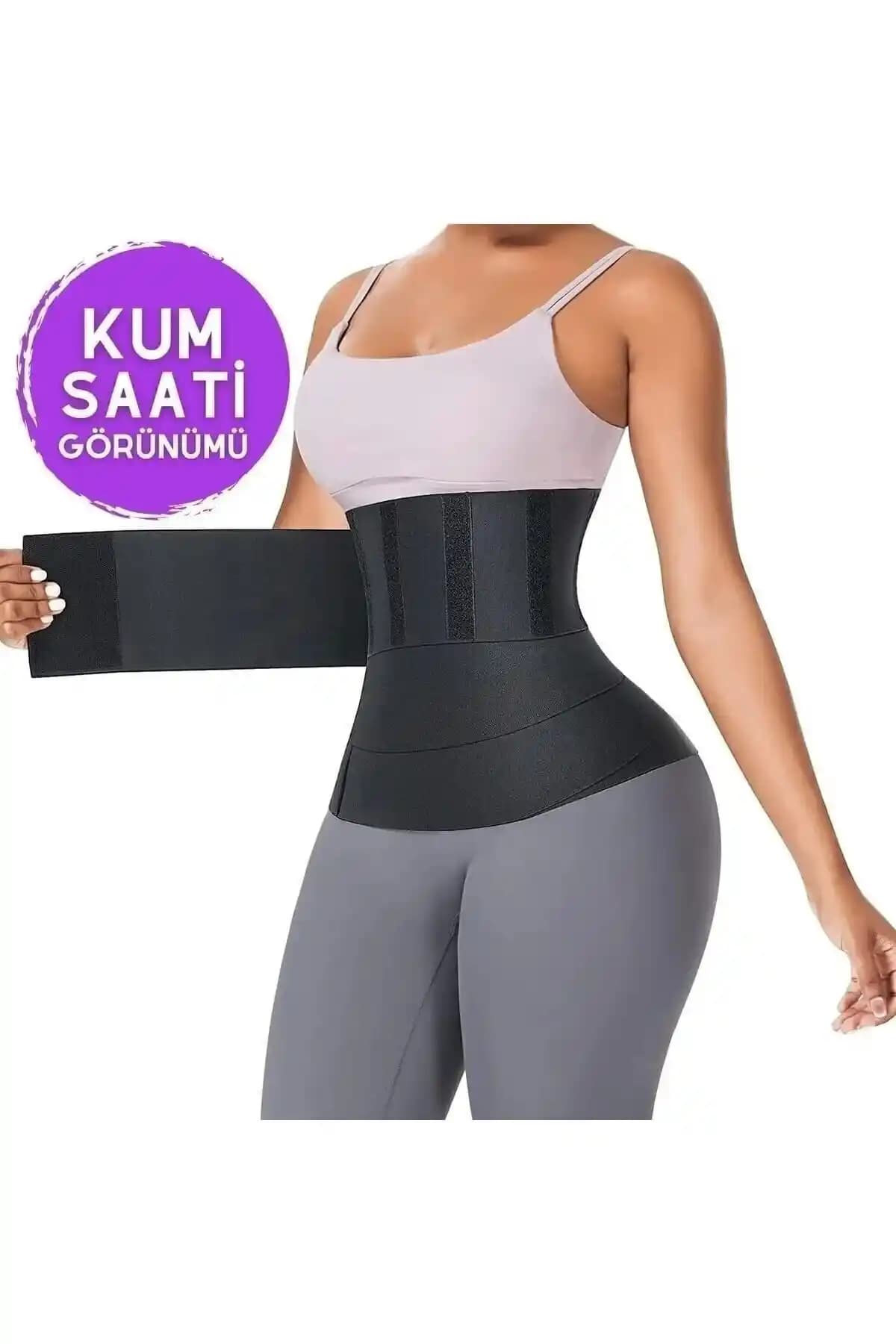 Bel Bele Kum Saati Görüntüsü Veren Sarma: Unisex ve Çok Yönlü Şekillendirme Çözümü
