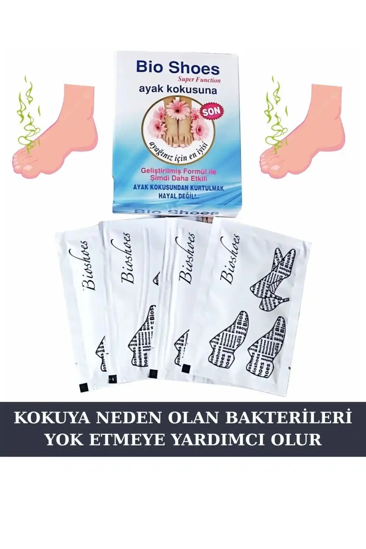 BİO SHOES Ayak Koku Önleyici Süper Toz ile Günlük Konfor ve Güvenlik Sağlayın