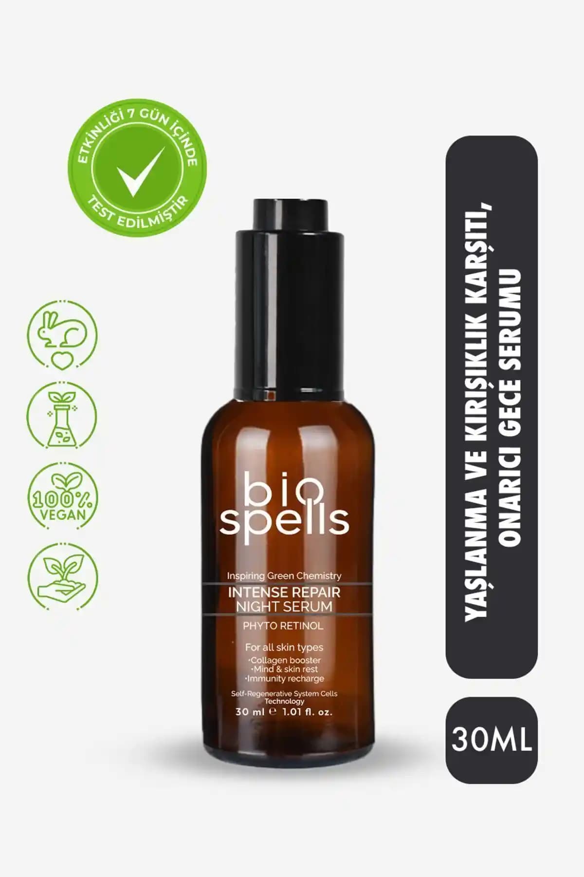 Bio Spells Intense Repair Night Serum ile Cilt Yenileme ve Gençlik Desteği