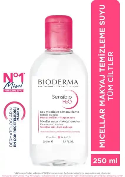 Bioderma Sensibio H2O Hassas ve Normal Ciltler İçin Etkili Makyaj Temizleme Suyu