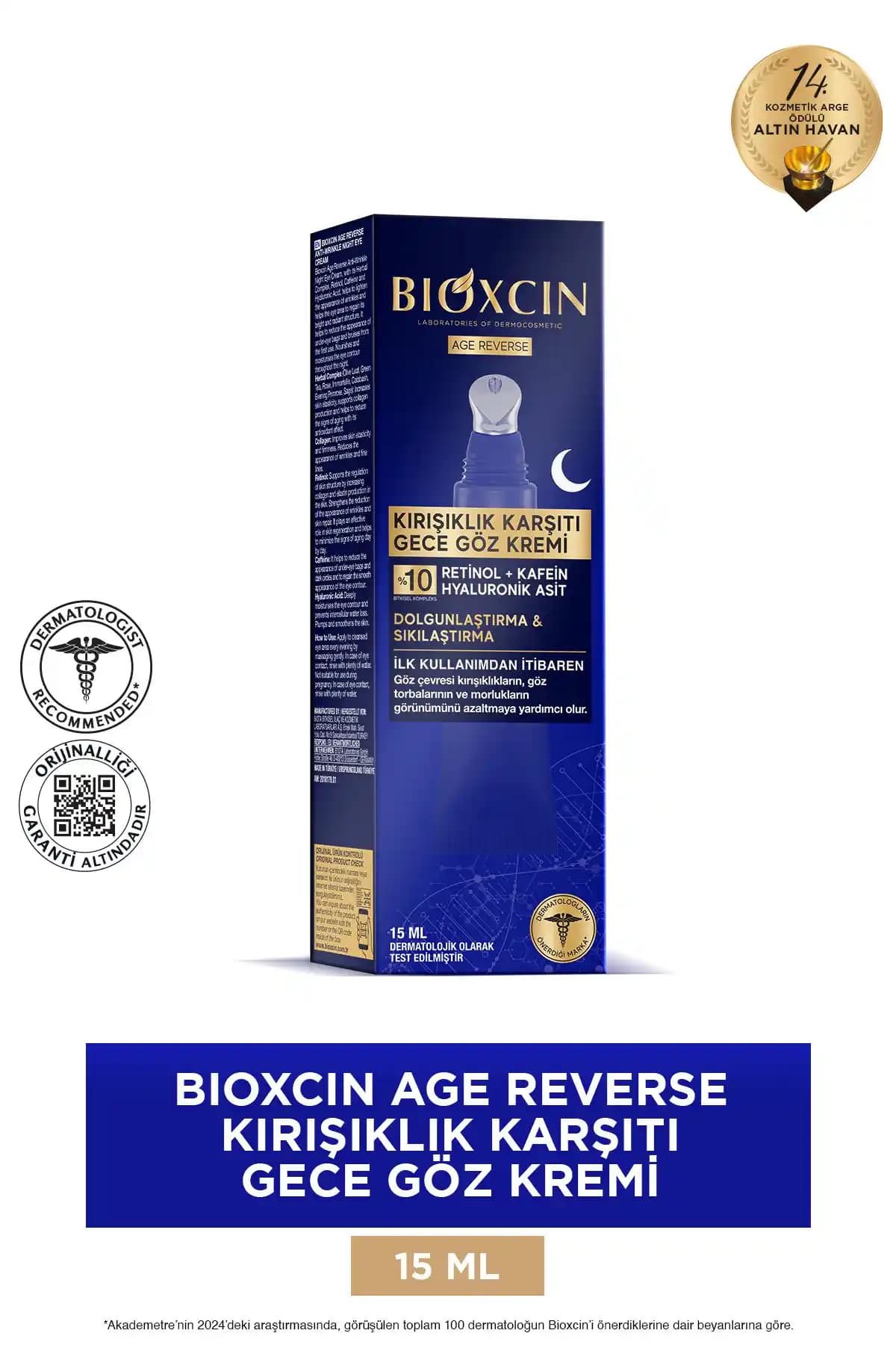 Bioxcin Age Reverse Kırışıklık Karşıtı Göz Kremi: Yaşlanma Belirtilerine Etkili Çözüm