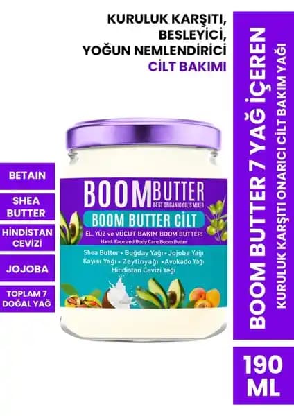Boom Butter 7 Yağ İçeren Kuruluk Karşıtı Onarıcı Cilt Bakım Yağı İncelemesi