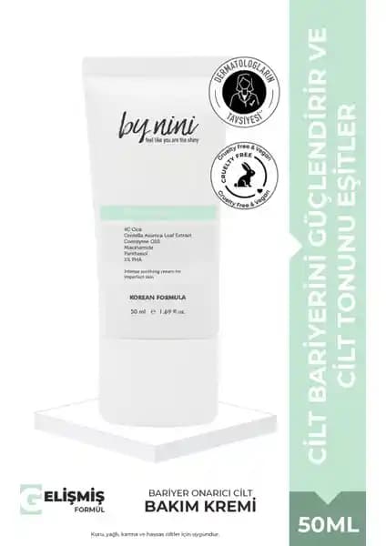 By Nini Esfolio 4 Çeşit Madeca Kompleksi İçeren Hassas Cilt Bakım Kremi İncelemesi