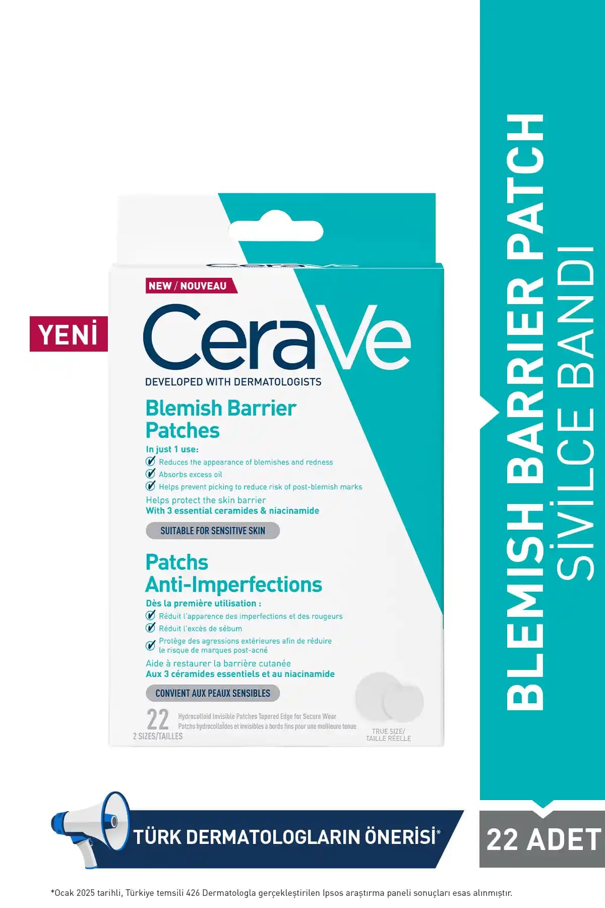 CeraVe Blemish Barrier Sivilce Bandı: Günlük Kullanım İçin Güvenilir ve Etkili Çözüm