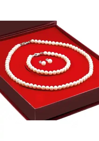 Chavin Doğal İnci Seti: Zarif ve Kaliteli İnci Takı Koleksiyonu