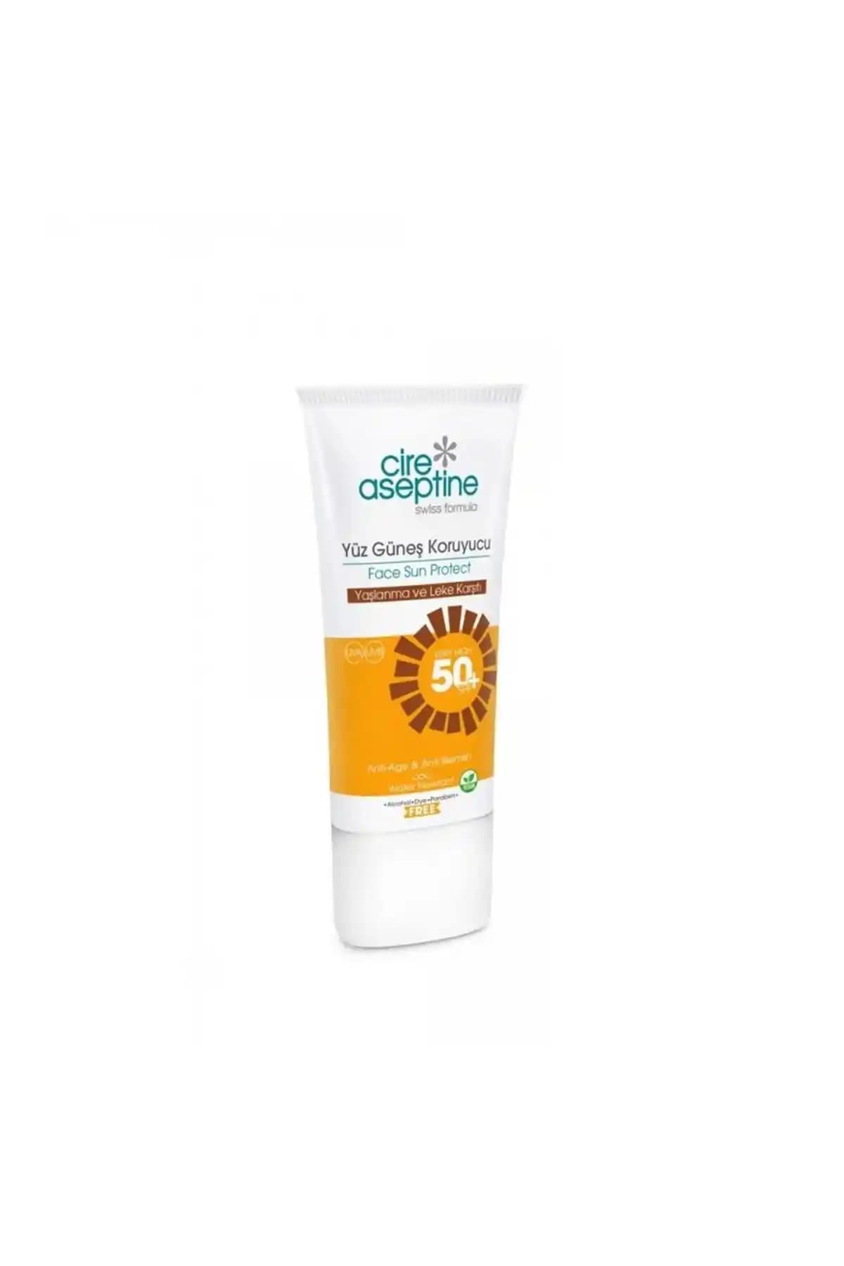 Cire Aseptine Sun Yüz Güneş Koruyucu SPF50+ Yaşlanma ve Leke Karşıtı Ürün Özellikleri