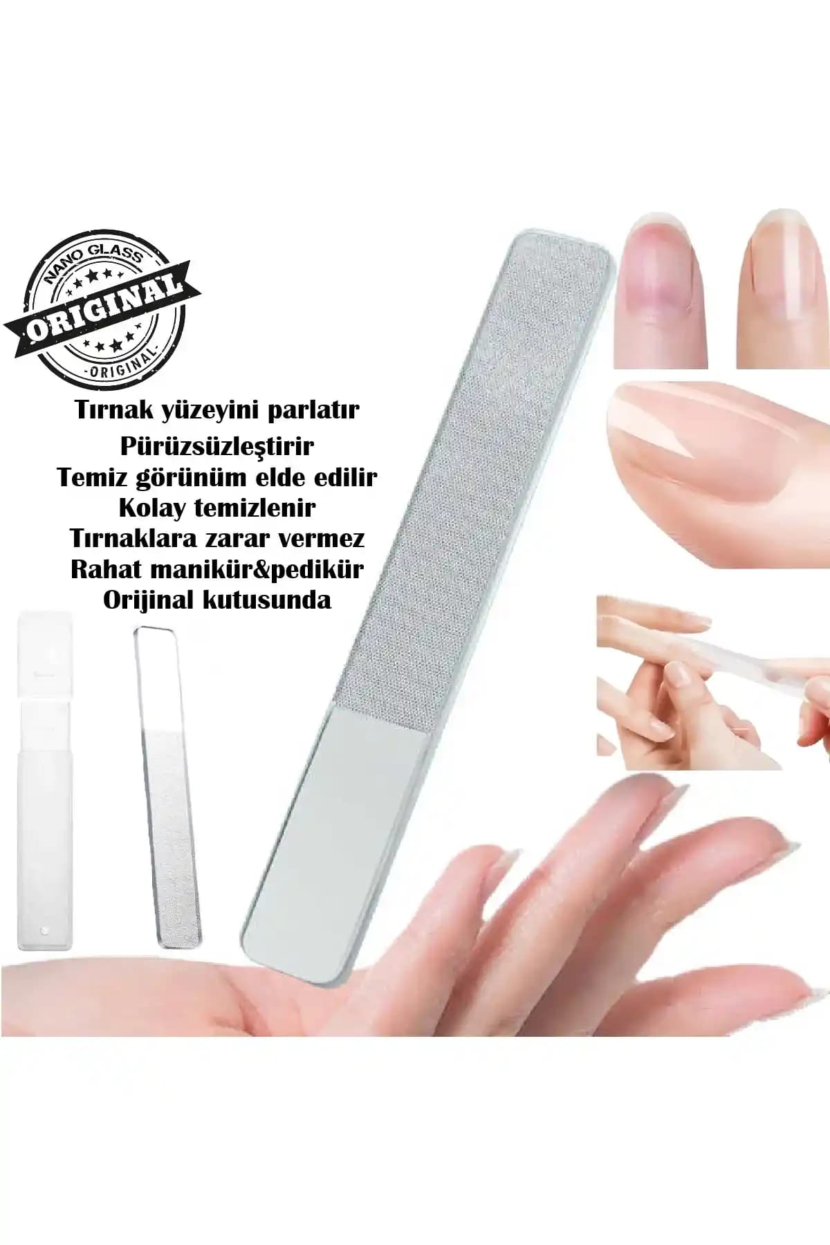 CNTG Design Nano Cam Tırnak Parlatıcı ve Törpü: Güvenli ve Pratik Tırnak Bakım Çözümü