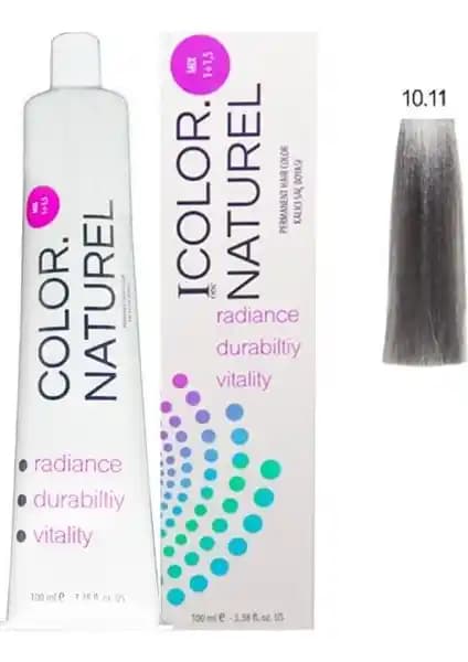 Color Naturel 10.11 Yoğun Küllü Açık Sarı Saç Boyası Kalıcı ve Doğal Görünüm Sağlar