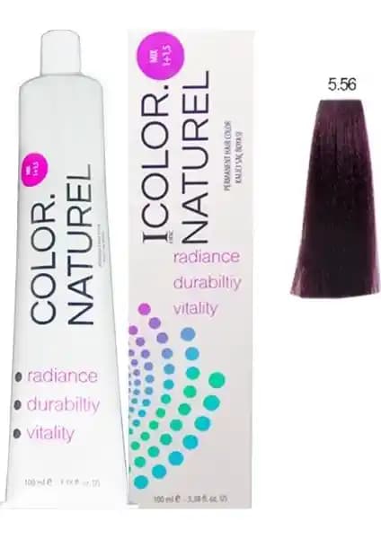 Color Naturel Koyu Akaju Kızıl Saç Boyası 100ml Kalıcı ve Doğal Renk Seçeneği