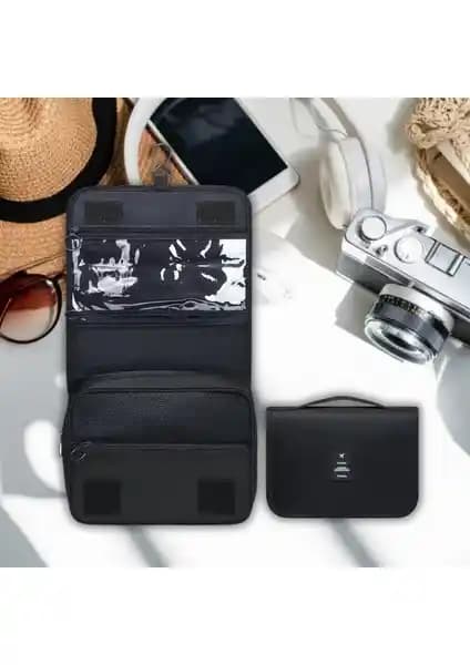 Dekohop Çok Bölmeli Seyahat ve Kişisel Bakım Organizer Çantası Çeşitli Renk Seçenekleriyle