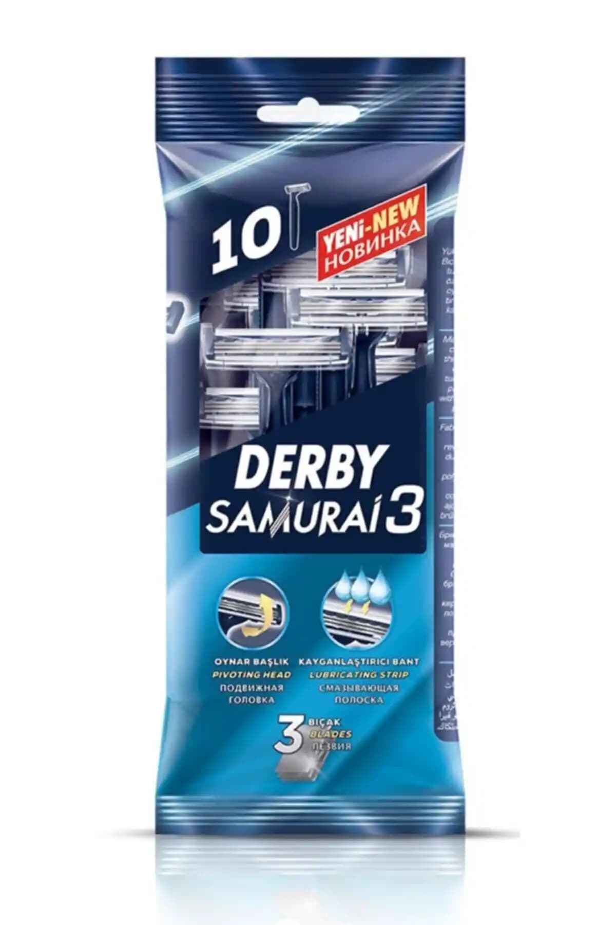Derby Samurai 3 Kullan-at Tıraş Bıçağı: Yüksek Performans ve Konfor Sunan Pratik Çözüm