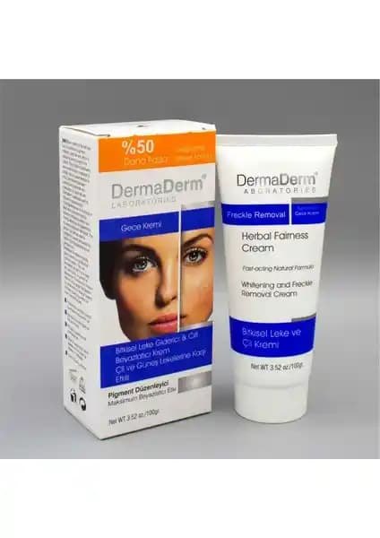Dermaderm Bitkisel Leke Kremi: Doğal İçeriklerle Ciltteki Lekeleri Hafifletir ve Parlaklığı Artırır