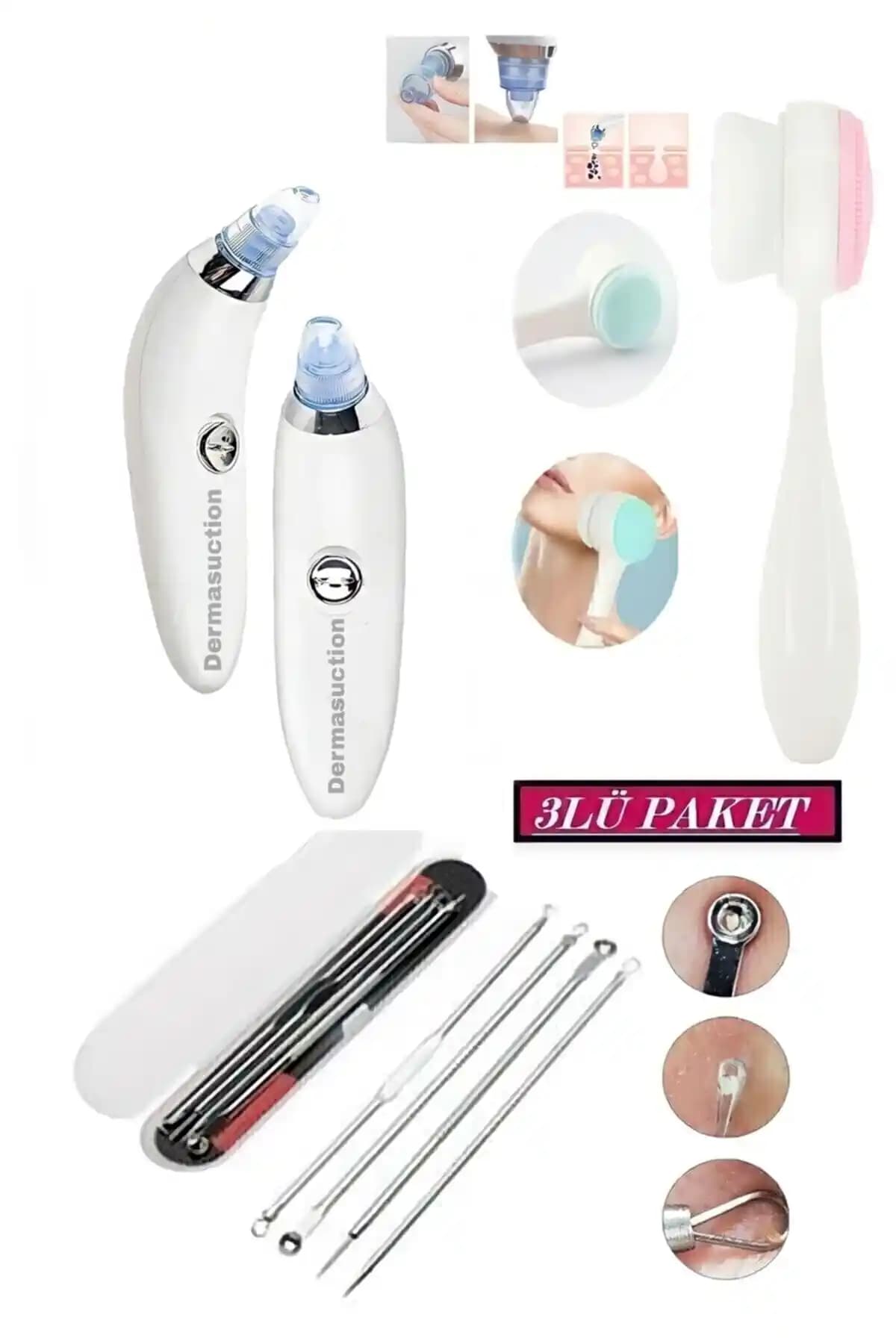 Dermasuction Vakumlu Siyah Nokta Temizleme Cihazı ile Derinlemesine Gözenek Temizliği ve Cilt Sağlığı