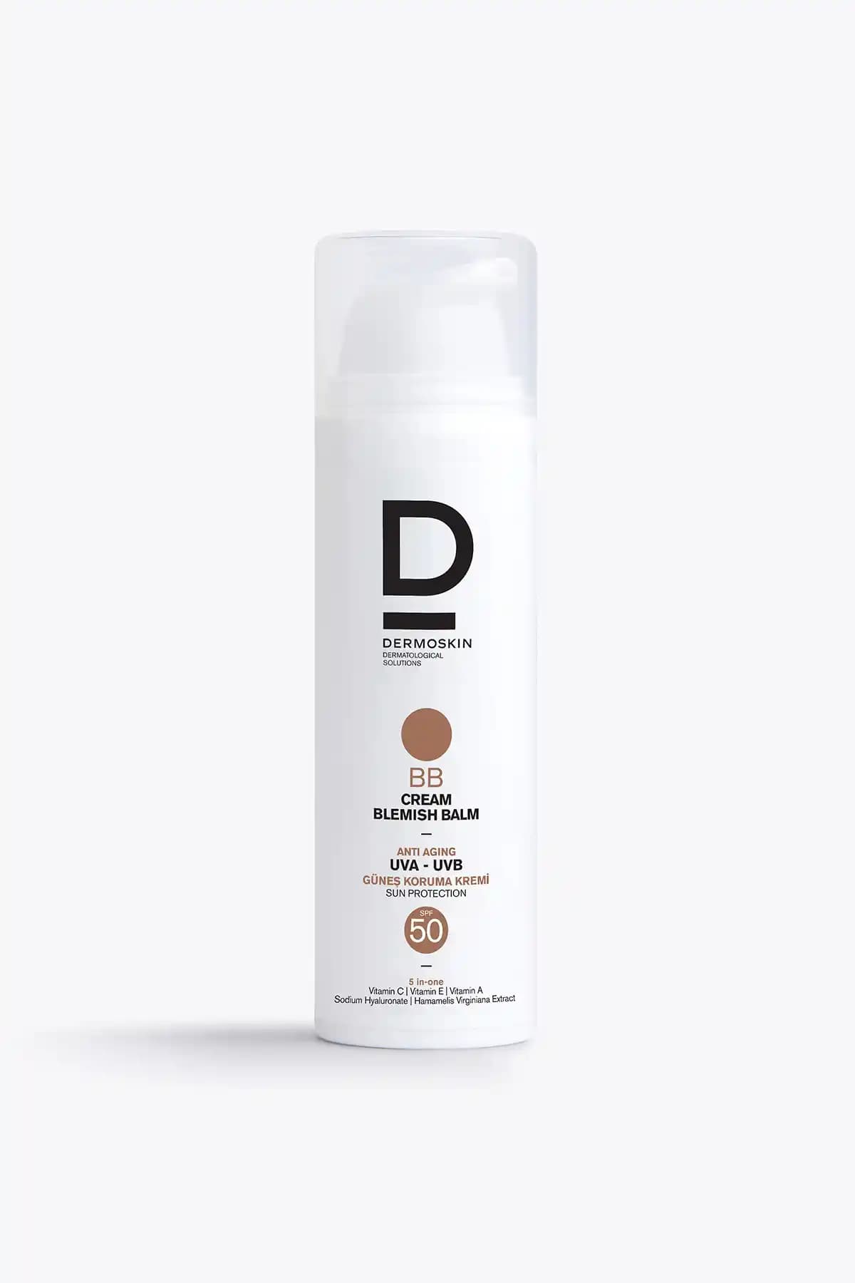 Dermoskin BB Cream SPF50+ Güneş Koruyucu ve Çok Yönlü Makyaj Bazı Özellikleri