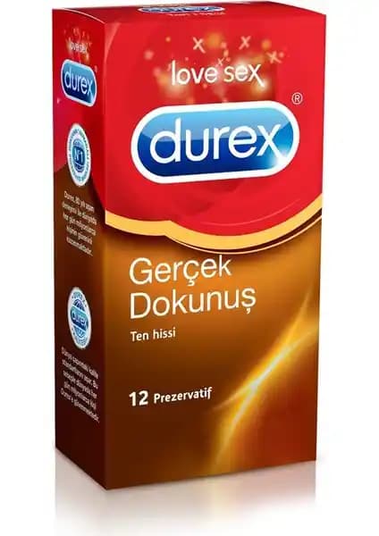 Durex Gerçek Dokunuş Prezervatif 12'li: Güvenli ve Rahat Cinsel Deneyim İçin Uygun