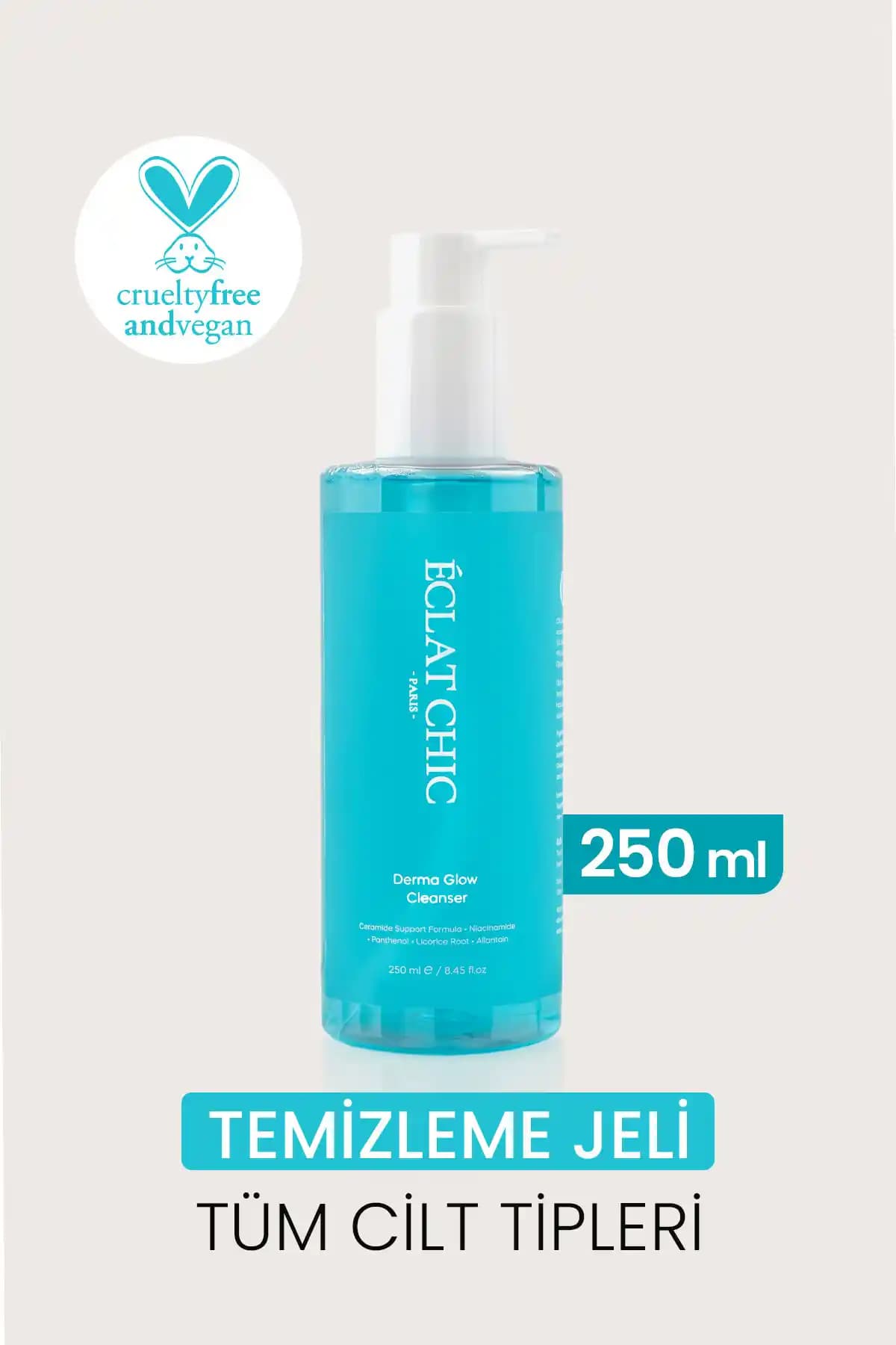 Eclat Chic Derma Glow Yüz Temizleme Jeli: Cilt Bakımında Yenilikçi ve Doğa Dostu Ürün