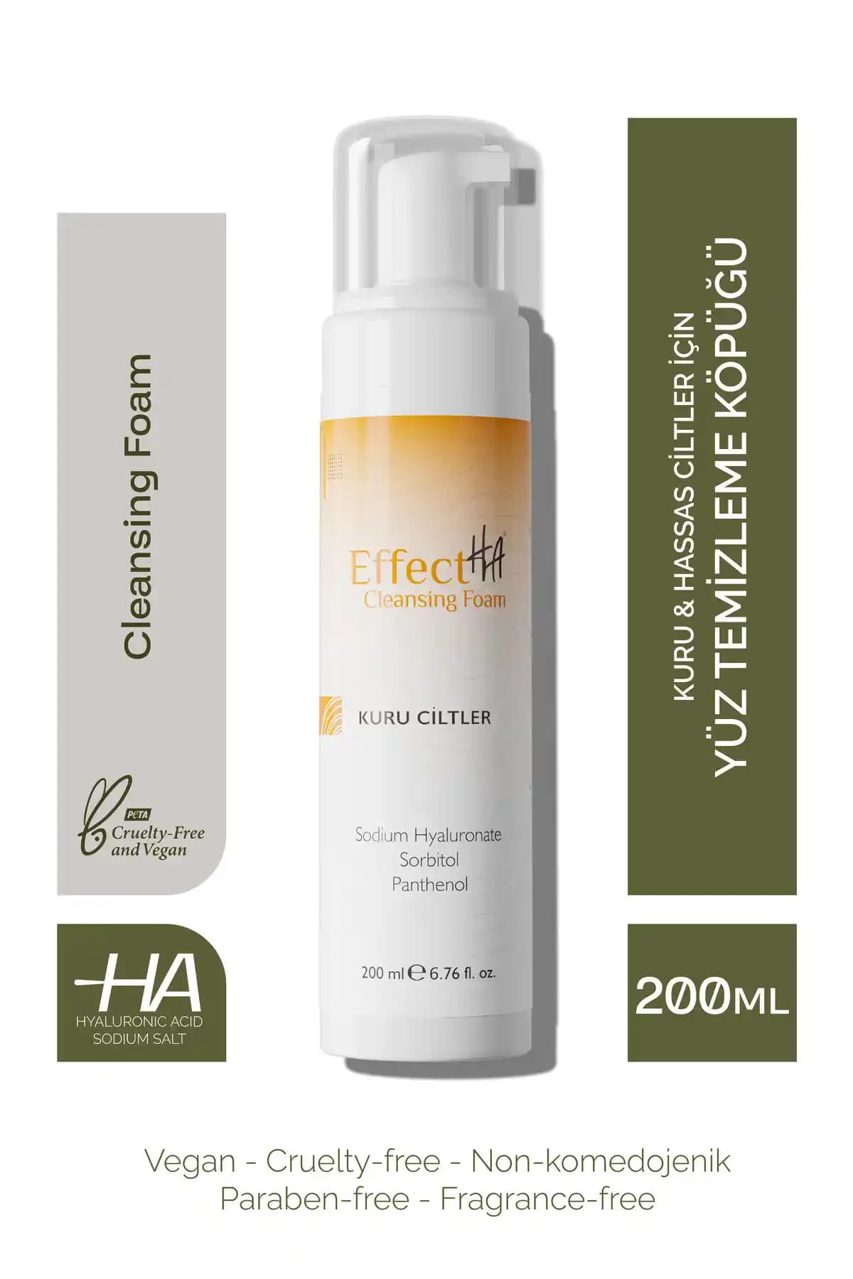 EffectHA Kuru ve Hassas Ciltler İçin Yüz Temizleme Köpüğü Ürün Özellikleri ve Kullanım Rehberi