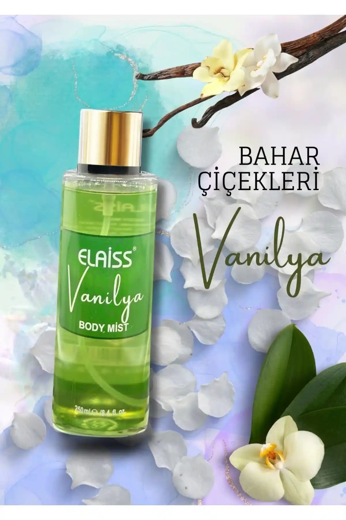 Elaiss Body Mist Vanilya: Kalıcı ve Ferahlatıcı Vücut Spreyi Özellikleri ve Kullanım Rehberi