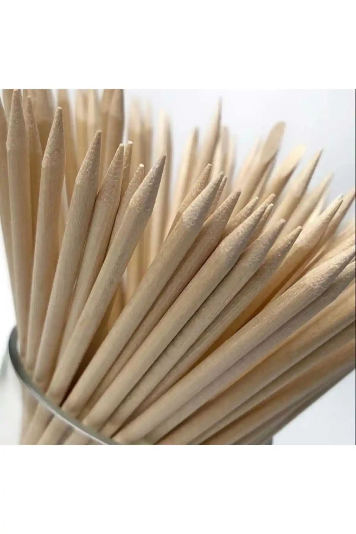 ELLEA NAIL Ahşap Et Itici Portakal Çubuğu Seti 50'li doğal ve hijyenik tırnak bakımı aracı