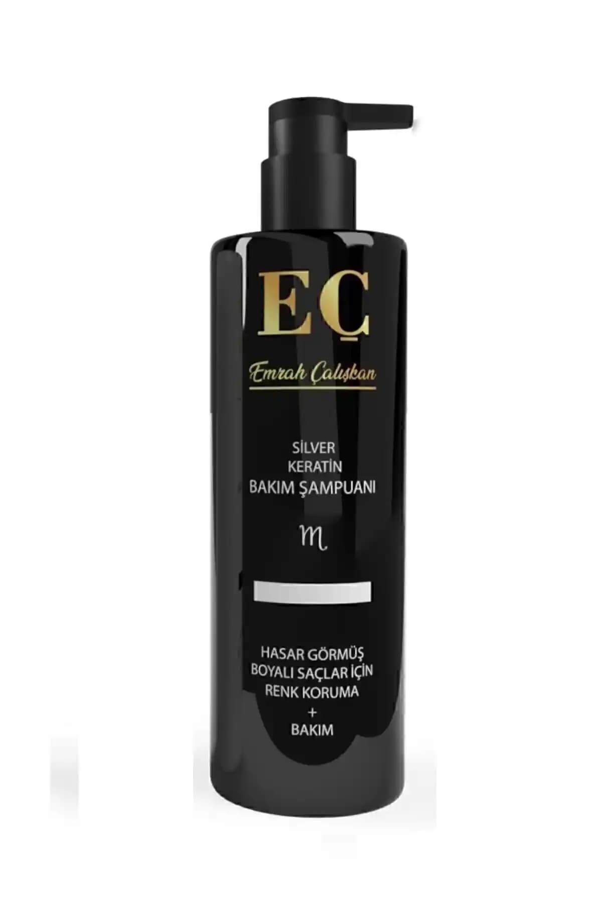 Emrah Çalışkan Keratin İçerikli Silver (MOR) Şampuan ile Saç Renk Koruma ve Onarım