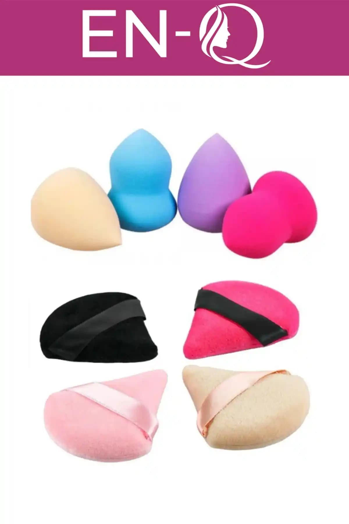 ENQ 8'li Profesyonel Makyaj Sünger Seti ile Mükemmel Cilt Bakımı ve Uygulama Deneyimi