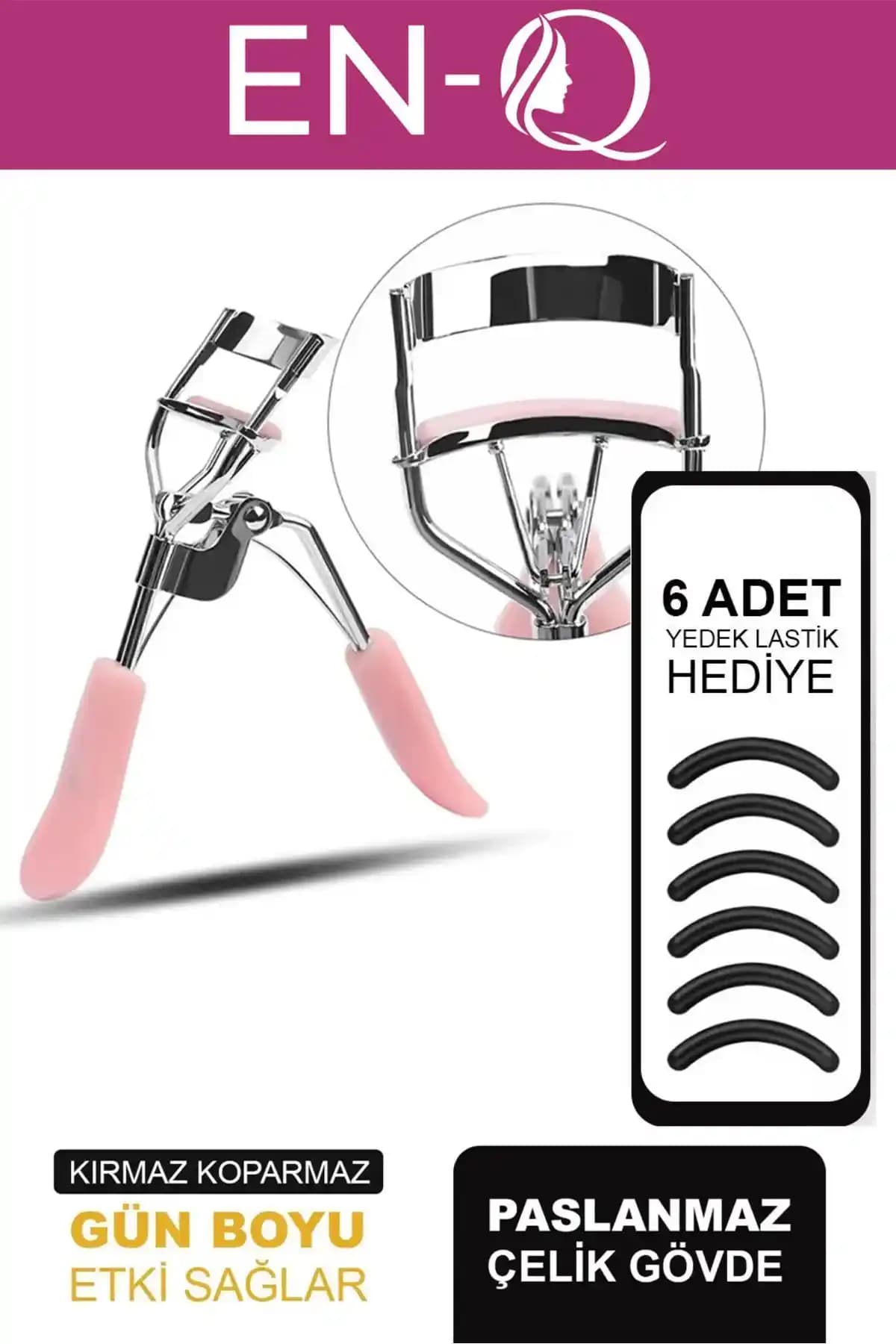 ENQ Profesyonel Lüks Kirpik Kıvırıcı Makası: Ergonomik ve Dayanıklı Tasarım ile Gözleri Vurgula