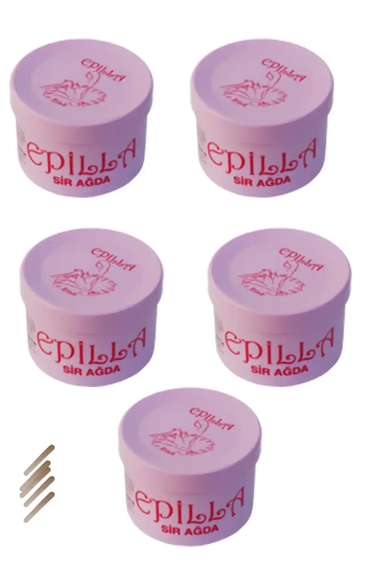 Epilla Konserve Ağda 50 Ml 5 Adet - Doğal ve Güvenli Epilasyon Çözümü