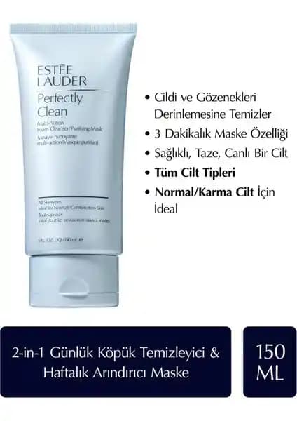 Estee Lauder Köpük Temizleyici ve Arındırıcı Maske: Cilt Temizliğinde Yeni Dönem