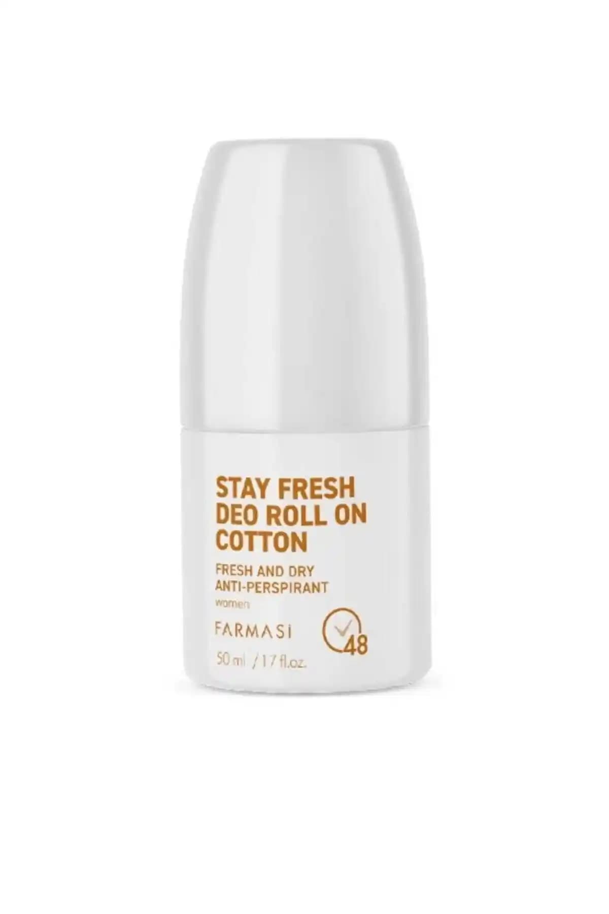 Farmasi Stay Fresh Deo Roll On Cotton: 48 Saat Etkili Organik Deodorant Özellikleri
