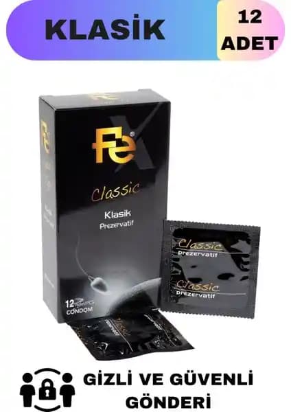 Fe Prezervatif Classic Yeni 005: Güvenli ve Konforlu Kullanım İçin Yüksek Kaliteli Prezervatif