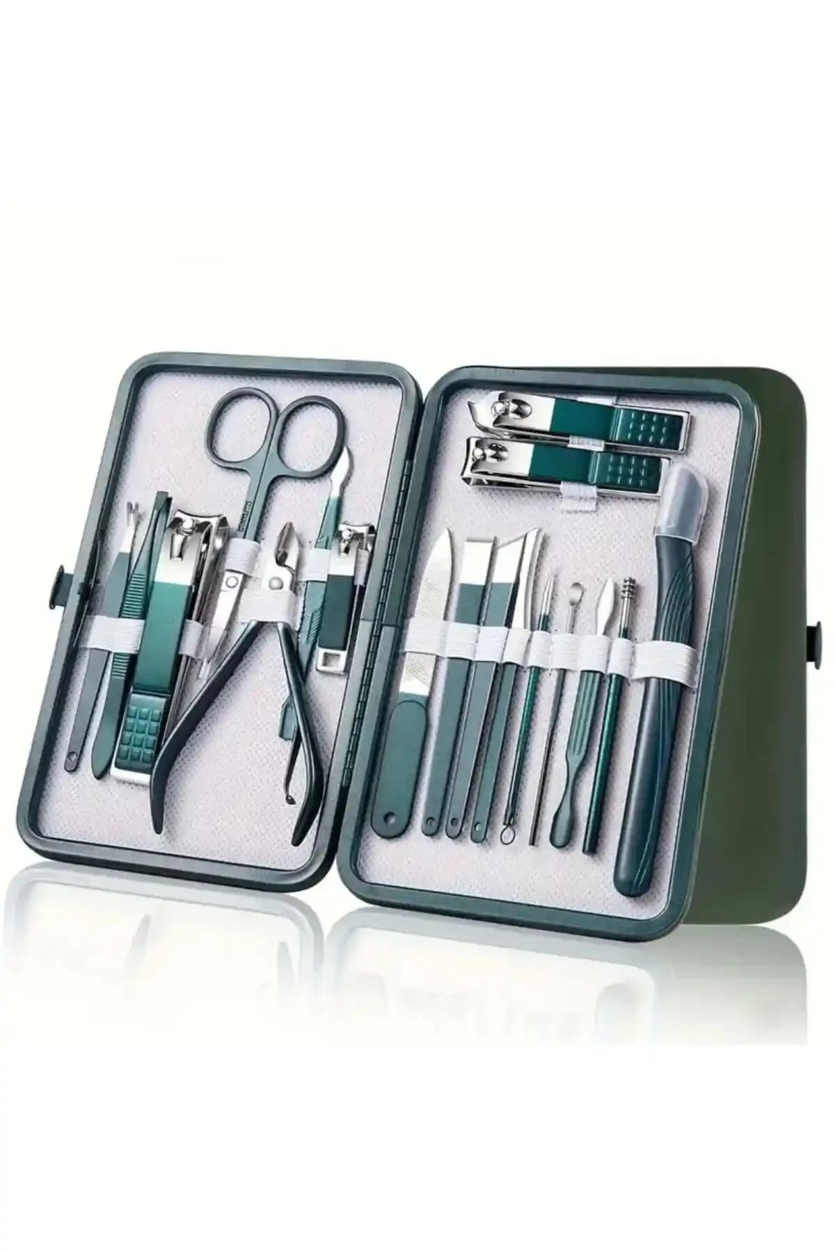 Fontenay Profesyonel 18 Parça Tırnak Bakım Seti: Dayanıklı ve Şık Tasarım ile Ev ve Seyahat İçin