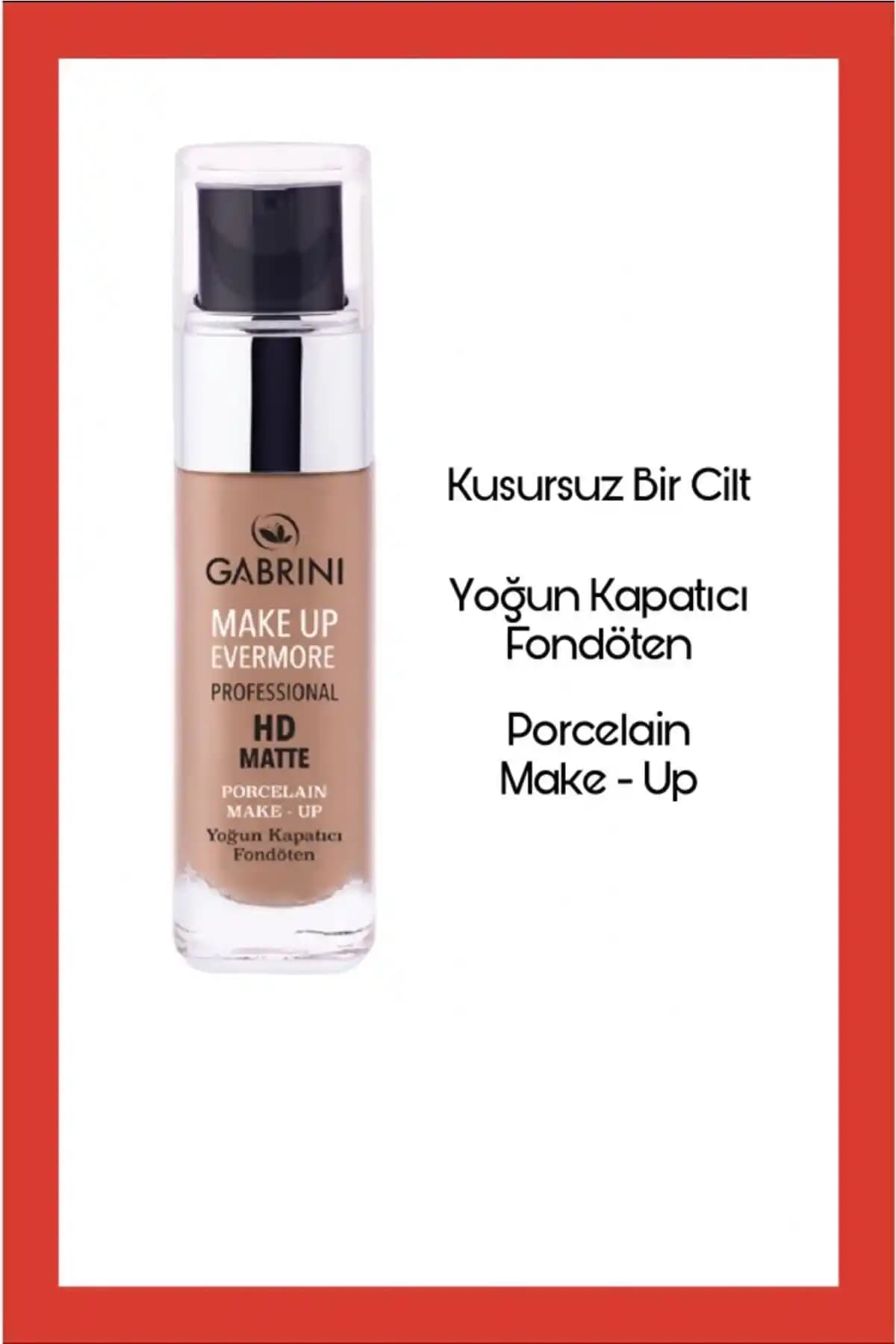 Gabrini HD Matte Profesyonel Fondöten No:4 ile Doğal ve Kalıcı Makyaj Deneyimi