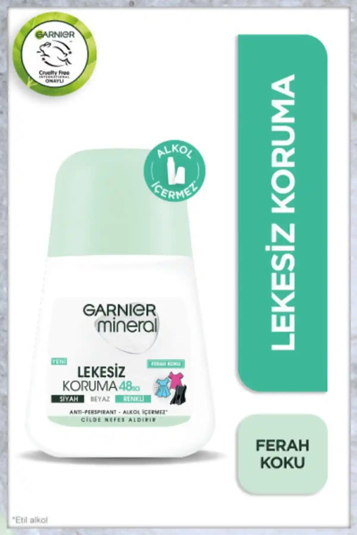 Garnier Mineral Lekesiz Koruma Roll-on Deodorant: Uzun Süreli ve Hassas Ciltlere Uygun