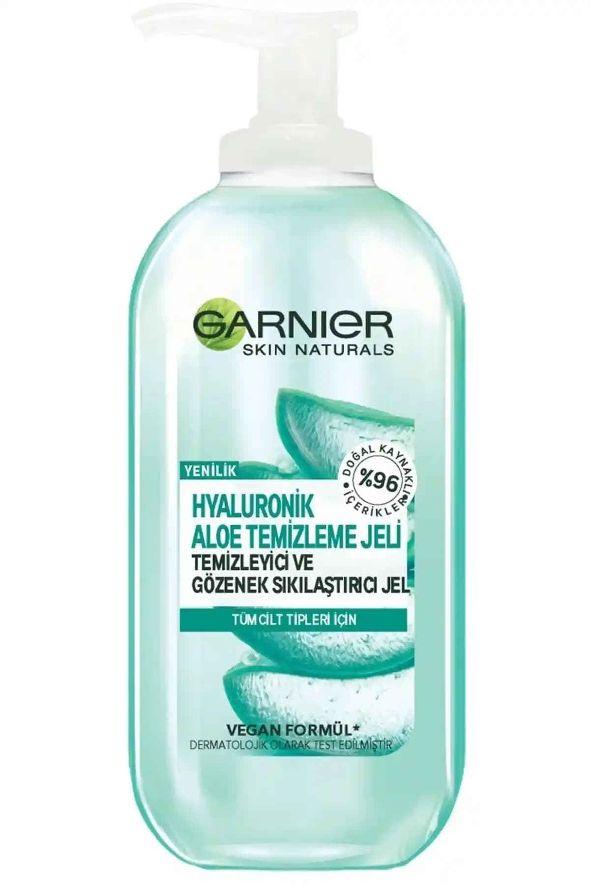 Garnier Skin Naturals Hyaluronik Aloe Temizleme Jeli Tüm Cilt Tipleri İçin Doğal ve Etkili Bakım