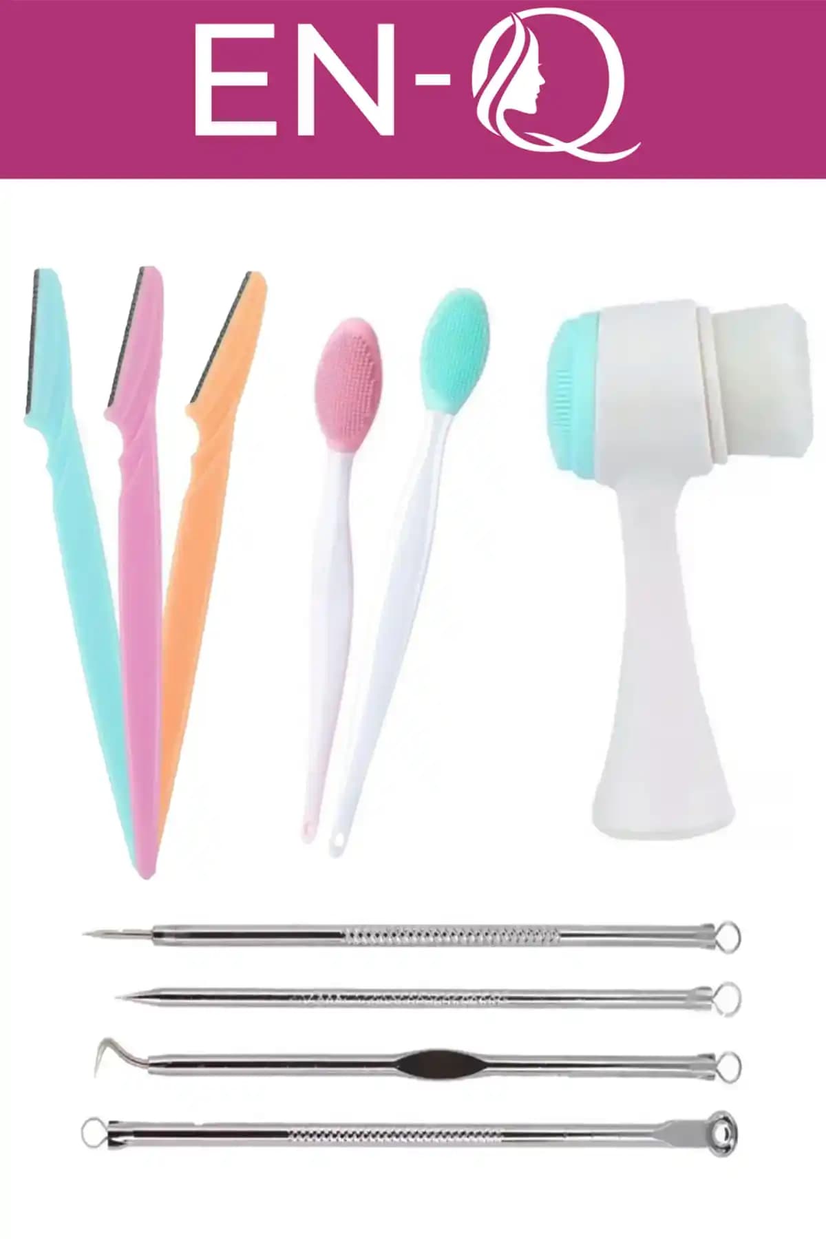 Genel Markalar 4’lü Yüz Bakım Seti Cilt Temizliği ve Şekillendirme Çözümü