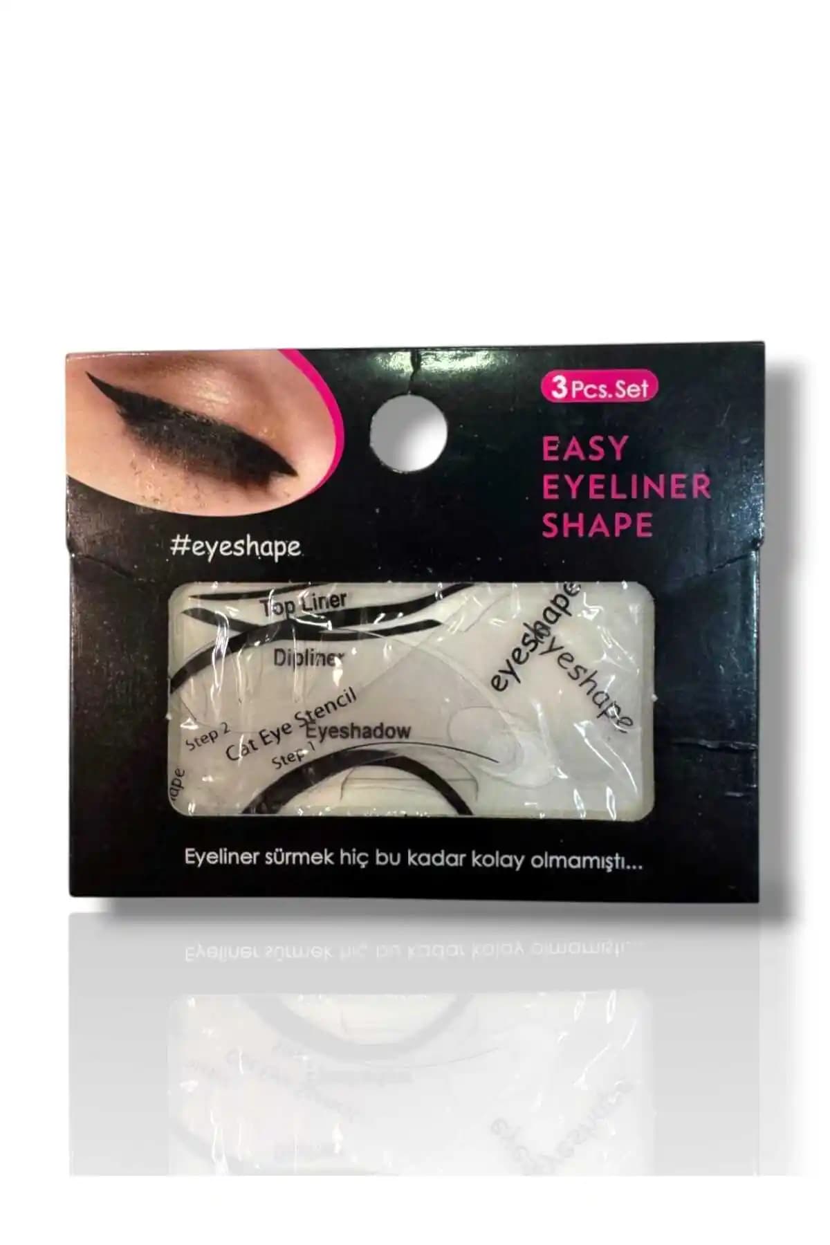 Golden Rose 3'lü Eyeliner Şablonu ile Makyajda Kusursuzluk Sağlayan Pratik Çözüm