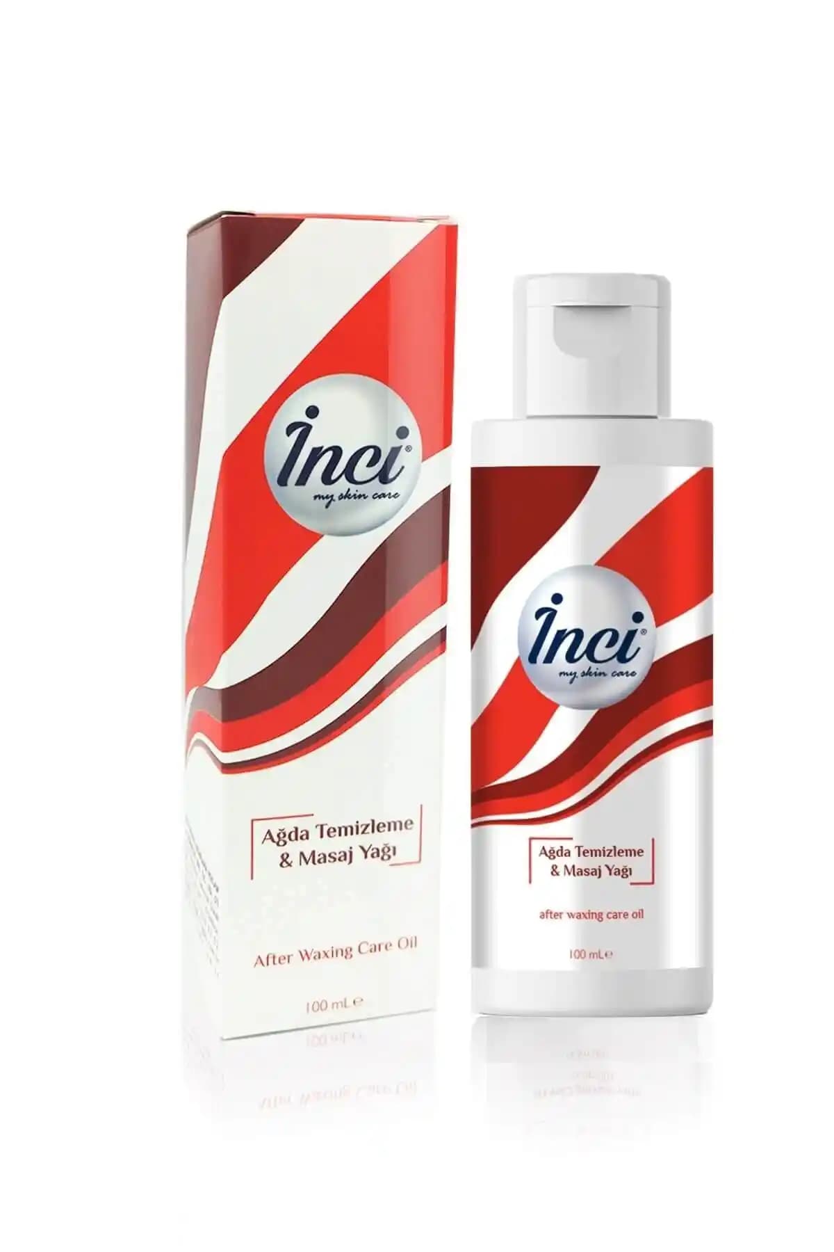 İnci Ağda 100ml Ağda Temizleme ve Masaj Yağı Doğal ve Çok Yönlü Cilt Bakım Ürünü