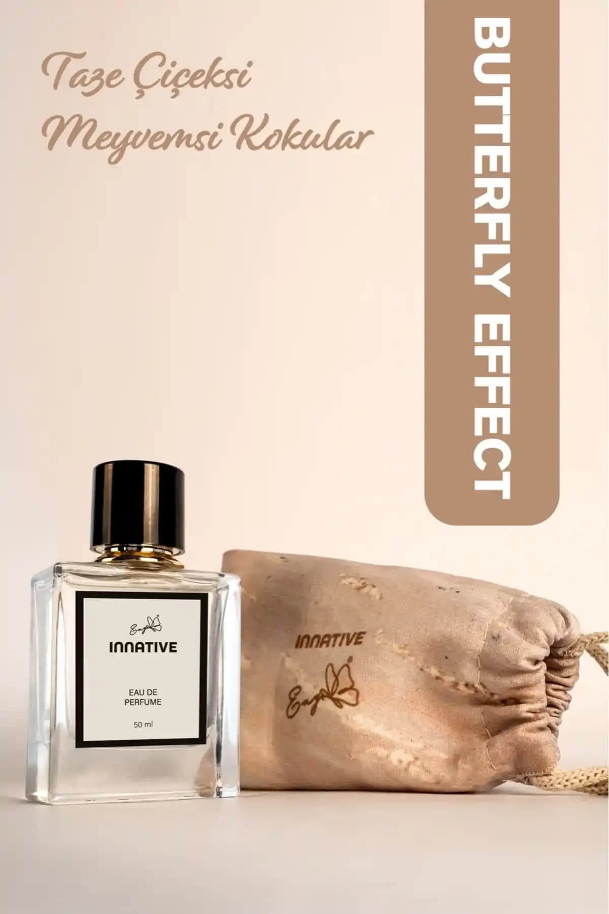 INNATIVE Eny E5001 Butterfly Effect Edp Kadınlar İçin Zarif ve Kalıcı Çiçekli Meyvemsi Parfüm