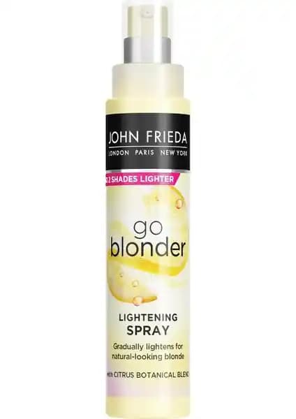 John Frieda Sarı Saçlara Özel Renk Açıcı Sprey ile doğal ve etkili saç açma yöntemi