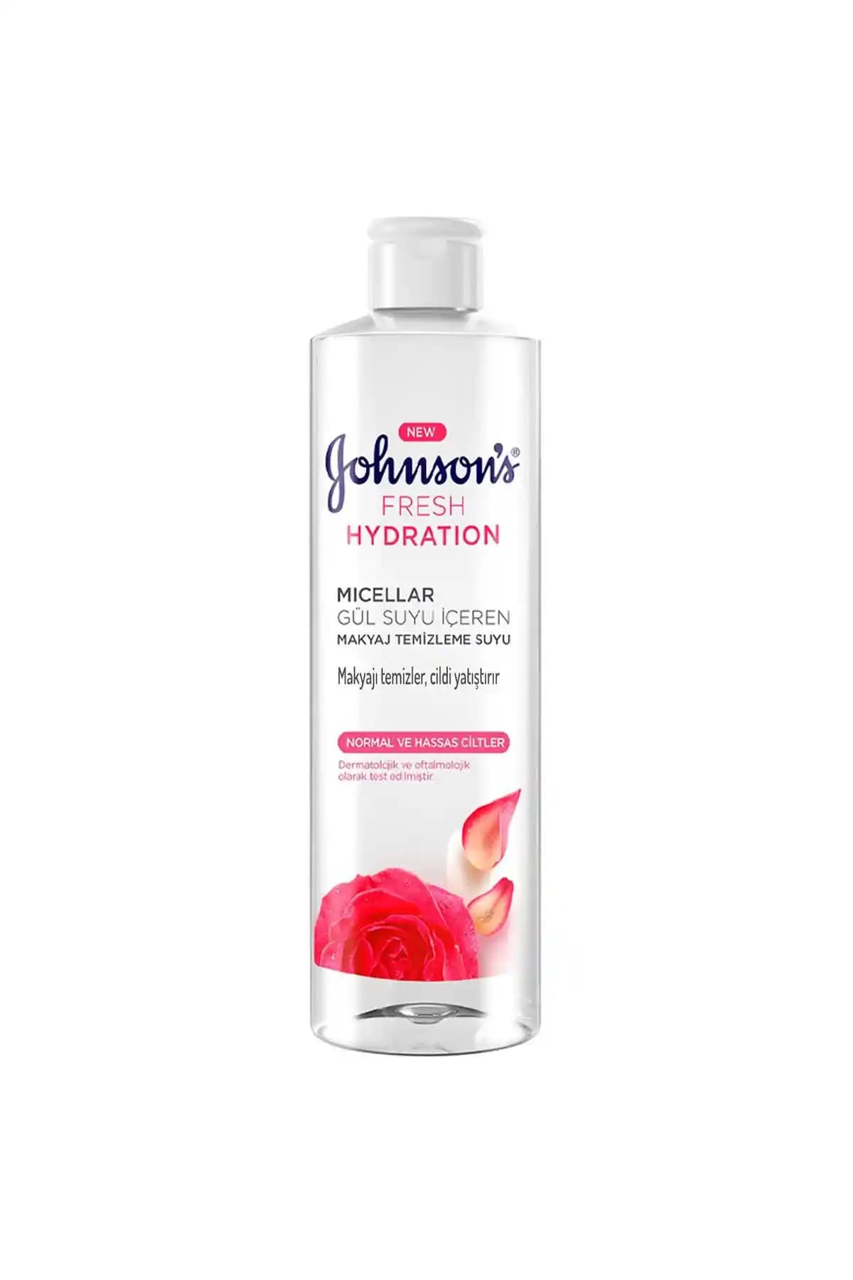 Johnson's Gül Suyu Özlü Micellar Makyaj Temizleme Suyu Hassas Ciltler İçin Güvenli ve Etkili Temizlik Çözümü