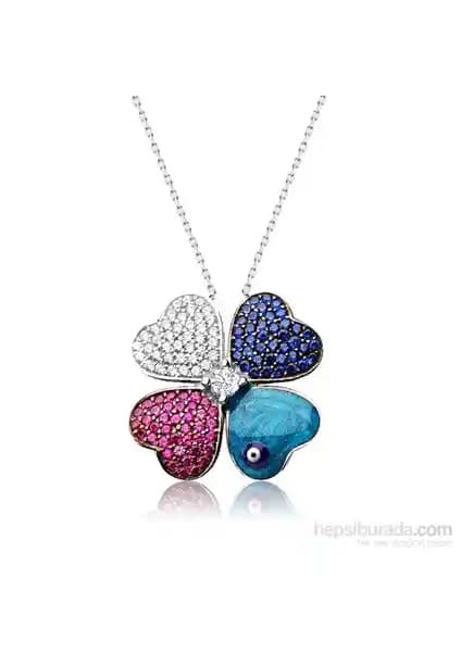 Kenpazar Gümüş Dört Yapraklı Yonca Kolye: Şıklık ve Anlamın Buluşması