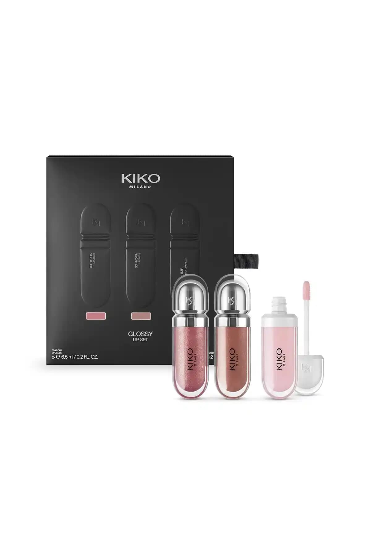 KIKO Dudak Parlatıcısı Glossy Lip Set: Parlaklık ve Nem Sağlayan Günlük Kullanım Ürünü